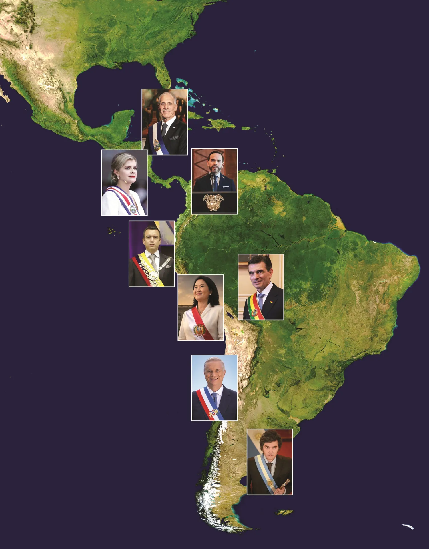 AMÉRICA LATINA                      Rejeição continental aos candidatos de esquerda