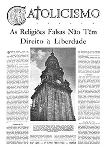 Catolicismo nº 26 — fevereiro de 1953