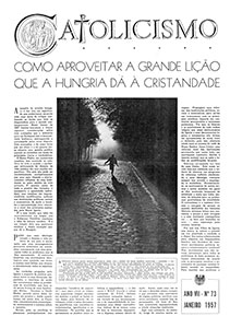 Catolicismo nº 73 — janeiro de 1957