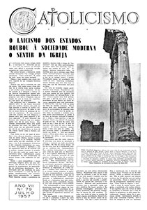 Catolicismo nº 79 — julho de 1957