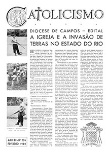Catolicismo nº 134 — fevereiro de 1962