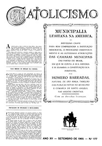 Catolicismo nº 177 — setembro de 1965