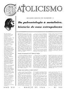 Catolicismo nº 183 — março de 1966