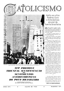 Catolicismo nº 187 — julho de 1966