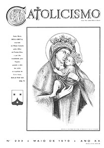 Catolicismo nº 233 — maio de 1970