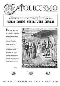 Catolicismo nº 255 — março de 1972