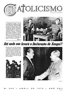 Catolicismo nº 256 — abril de 1972