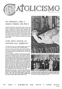 Catolicismo nº 284 — agosto de 1974